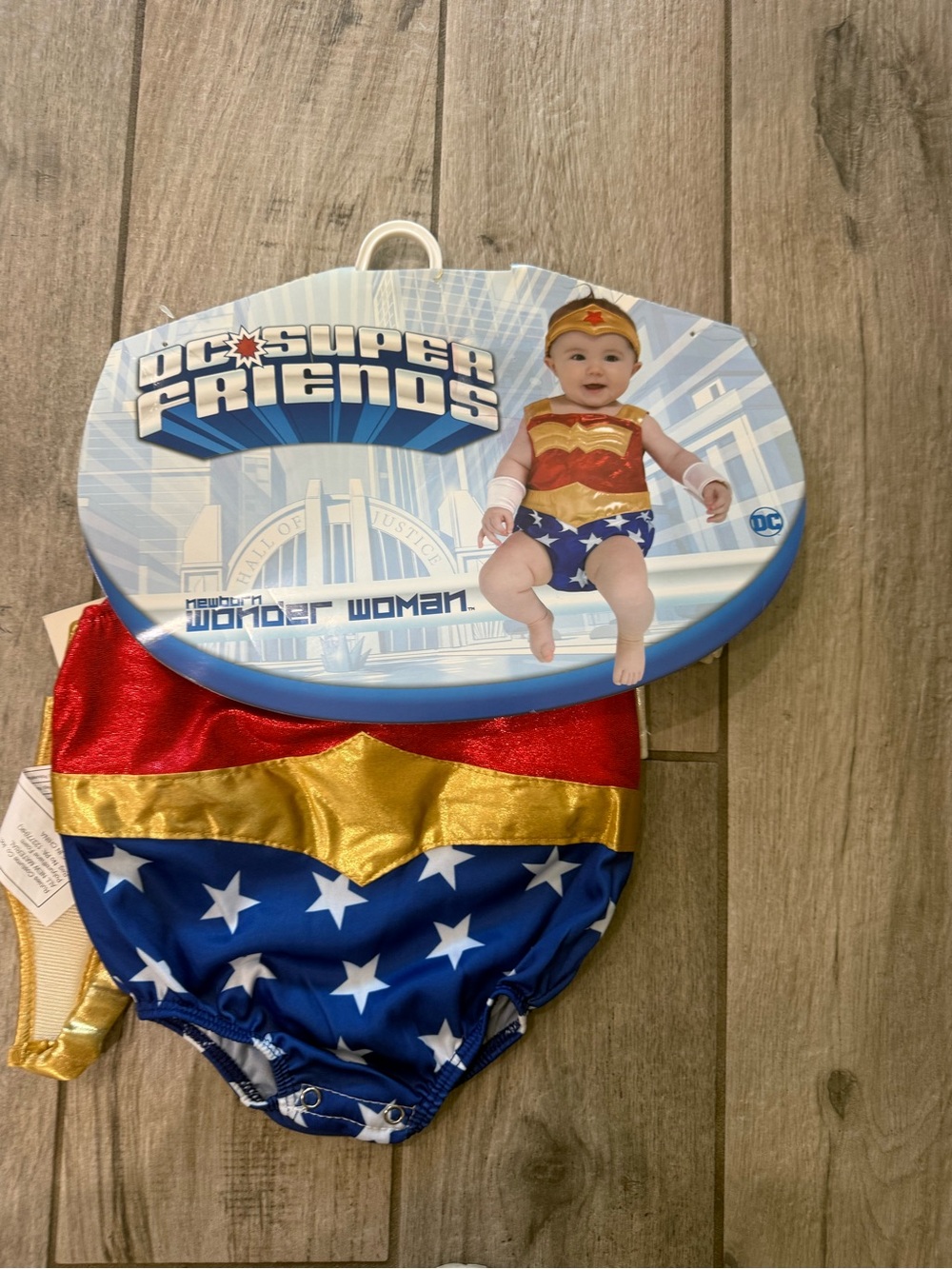 Baby Wonder Woman Costume - Red, Gold & Blue